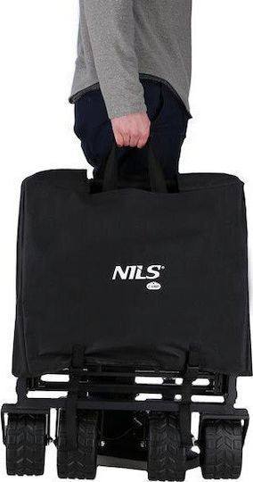 Nils Transport Trolley for Load Weight up to 100kg in Black Colour