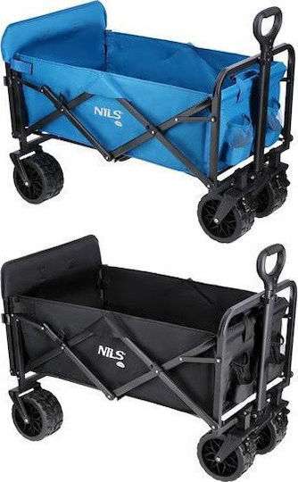 Nils Transport Trolley for Load Weight up to 100kg in Black Colour