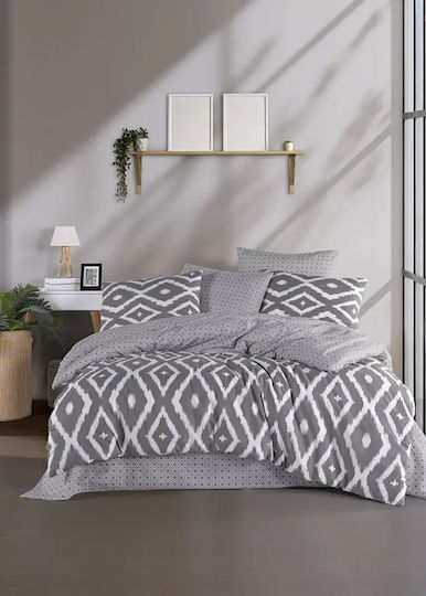 Mc Decor Ethnic Σετ Σεντόνια Υπέρδιπλα 240x260εκ. Ethnic (4τμχ)