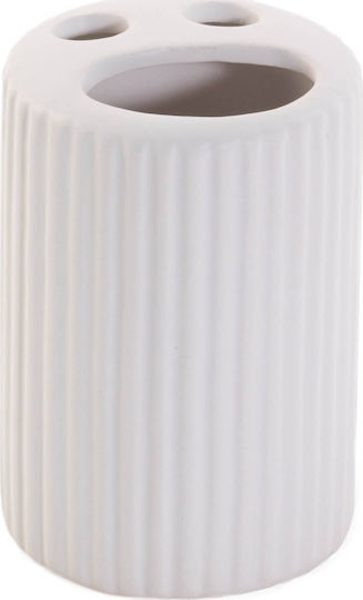 Bathroom Solutions Badezimmerzubehör-Set Keramik Grau 4 Stück