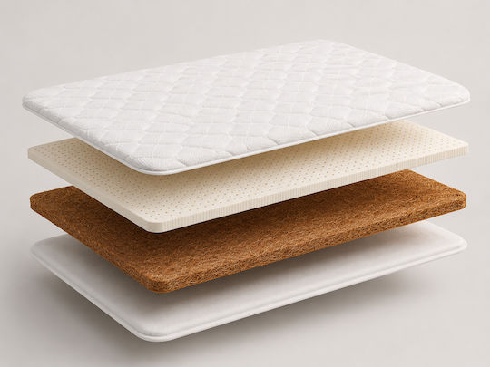 Danpol Saltea Pentru Patut cu Nucă de cocos 70cmx140cmx10cm