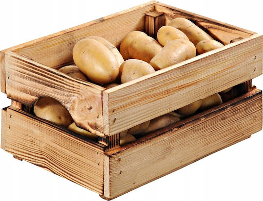 Kesper Wooden Storage Box with Lid Green 30x20cm