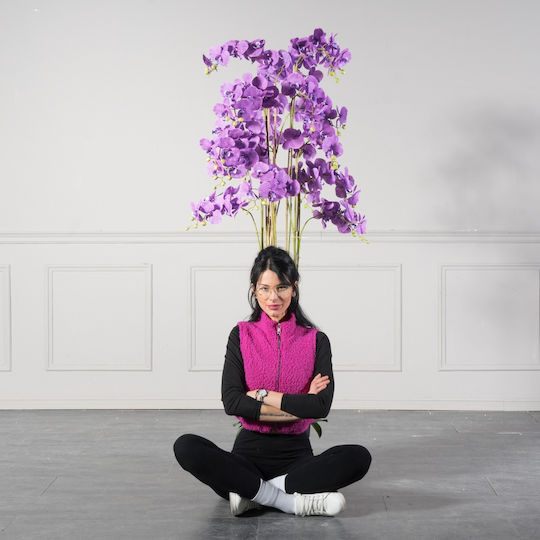 Τεχνητό Φυτό Ορχιδέα Phalaenopsis 8811-6 180cm Purple Supergreens Ύφασμα Πλαστικό Τεχνητό Φυτό Ορχιδέα Phalaenopsis 8811-6 180cm Purple Supergreens Ύφασμα Πλαστικό