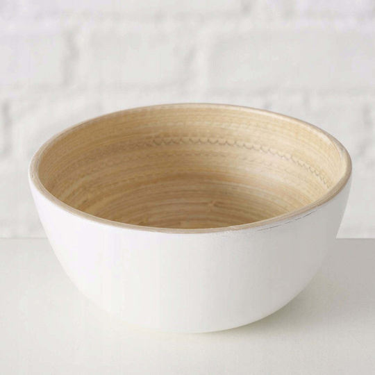 Vango Salatschüssel Hölzernes Weiße 10x10cm