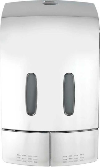 Wenko Wandmontierter Spender Kunststoff Silber 960ml