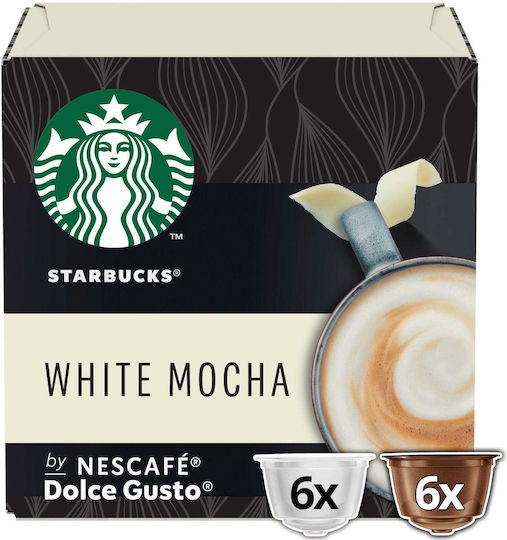 Starbucks Chocolate Capsules Compatible with Dolce Gusto Machine 12caps
