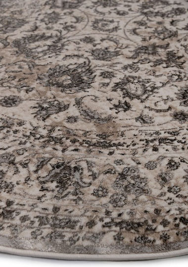 Viokarpet Gossip Rotund 8504a Alb Vison 160x160