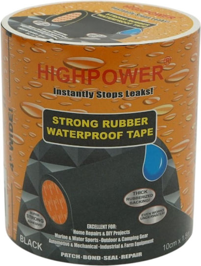 Highpower Αυτοκόλλητη Ταινία Επισκευών Μαύρη 1.5mx100mm