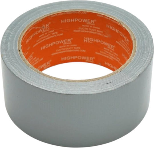 Highpower Αυτοκόλλητη Υφασμάτινη Ταινία Ασημί 20mx50mm 6426489004010