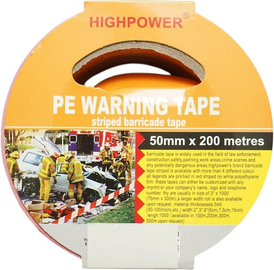 Highpower Αυτοκόλλητη Ταινία Κόκκινη 50mm 6426489003952