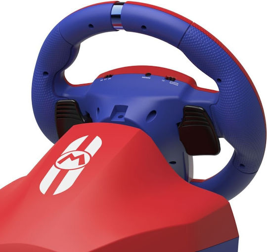 Hori Mario Kart Racing Wheel Pro Mini Steering Wheel with Pedals for Switch 2 with 270° Rotation