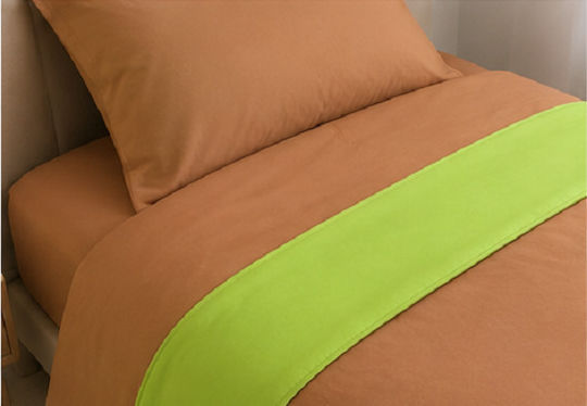 Hatzitex Плик за Завивка Единичен 160x230 Colours Brown-Khaki