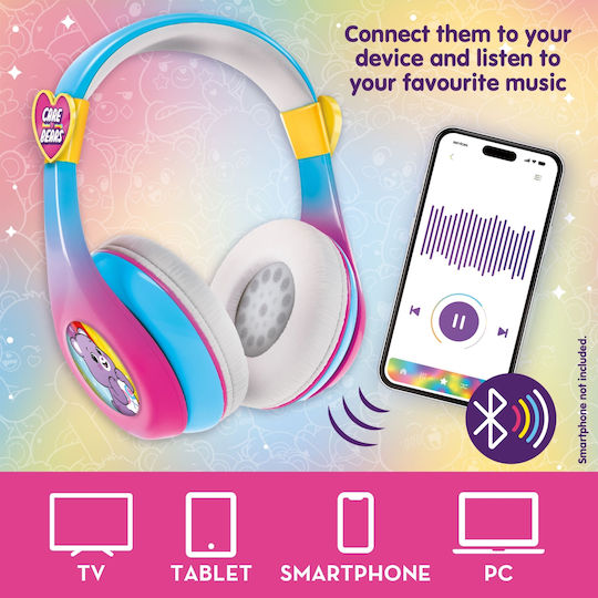 Lisciani Giochi 117468 Безжични Bluetooth Детски On Ear Слушалки Фуксия