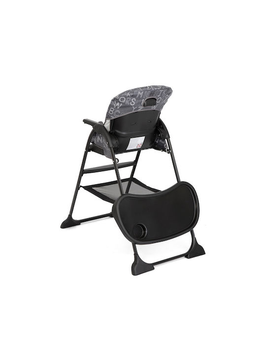 Klappbarer Baby Hochstuhl Grau