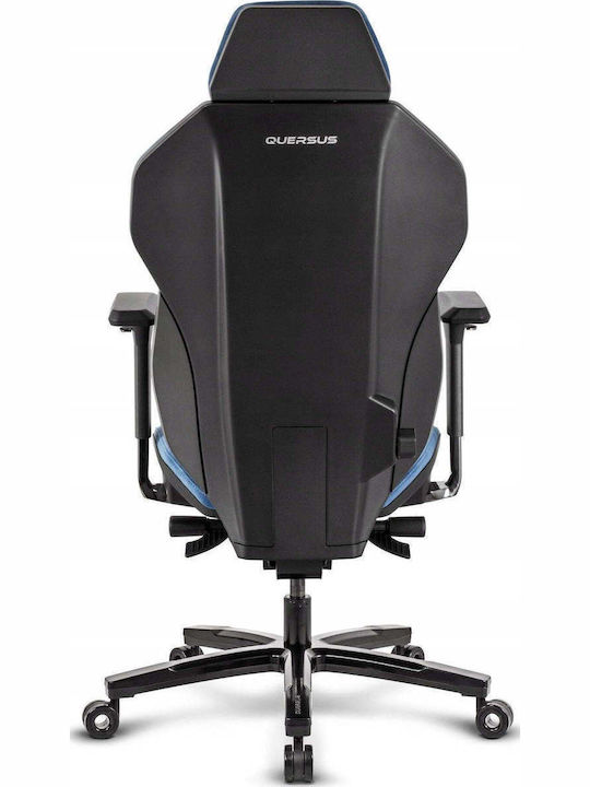 Quersus Fabric Gaming Chair with Adjustable Arms Blue