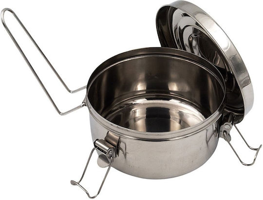 Sidirela Lunch Box Inox Silver 14x14cm E-2273