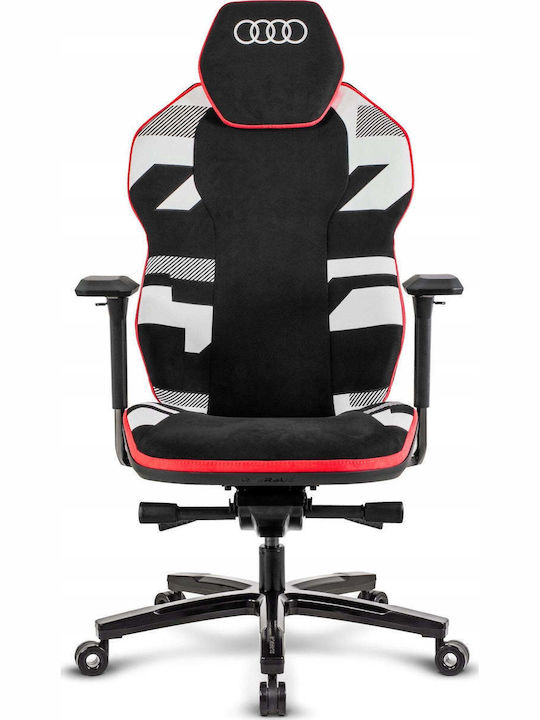 Quersus Quersus Fabric Gaming Chair with Adjustable Arms Black Quersus Quersus Fabric Gaming Chair with Adjustable Arms Black