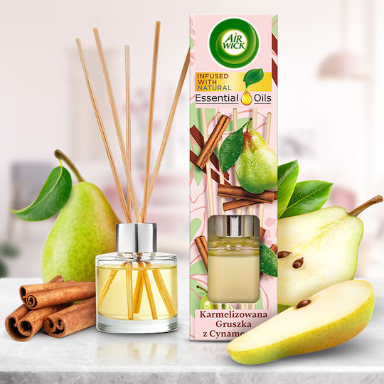 Air Wick Ätherische Öle Duftstäbchen Karamellisierte Birne Zimt 40ml