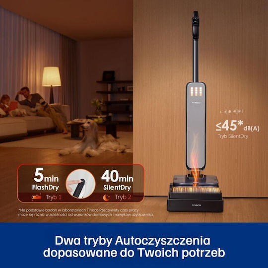 Tineco Floor One S9 Scientist Complete Акумулаторна Вертикална Прахосмукачка 25.2V Сива