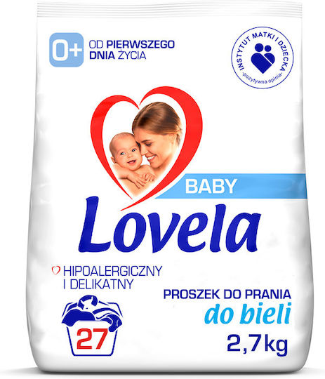 Lovela Бебешки Перилен препарат на прах за Бял & Чувствителен дрехи 2.7кг