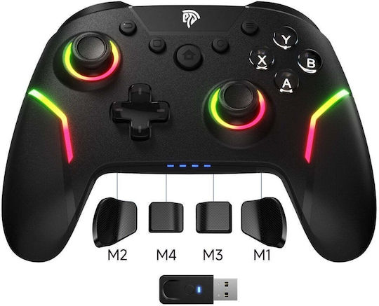 EasySMX X20 Безжичен Gamepad с Хол ефект стикове за Android / PC / Switch / iOS Черен