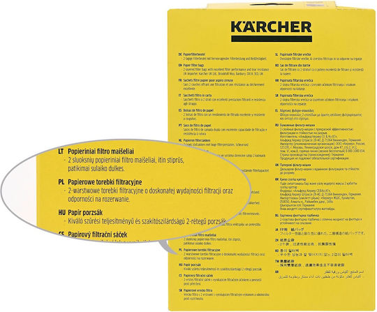 Karcher Saci Pentru Aspiratoare 5 Bucăți Compatibili cu Aspirator Karcher