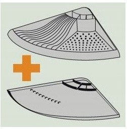 Wenko Sink Strainer Plastic Grey 14cm
