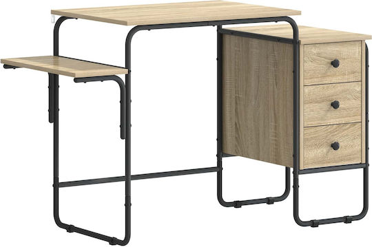 Secretar de Birou Din Lemn Stejar Sonoma 120x50x75cm