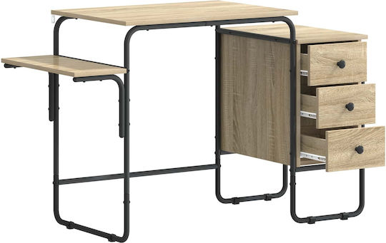 Secretar de Birou Din Lemn Stejar Sonoma 120x50x75cm