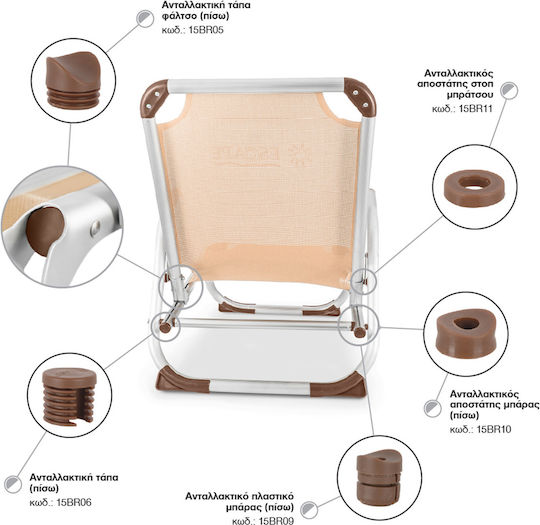 Escape Plastic Corner Shelf in Brown Colour 36537