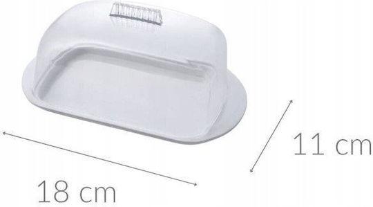 Practic Butterdose Kunststoff Transparent