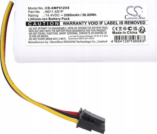 Cameron Sino Battery 260v-4s1p N011-4s1p Xiaomi Mi Robot Vacuum Mop 2 Lite Cs-xmp512vx