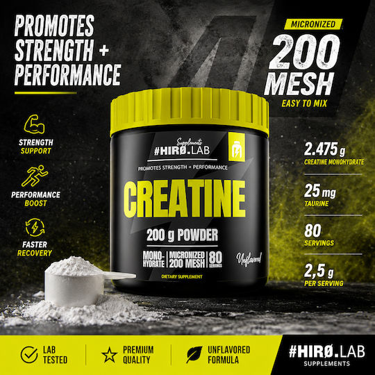 Hiro.Lab Creatine Monohydrate Unflavoured 200gr