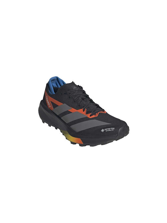 Terrex Agravic Gtx Men's Sport Shoes Trail Running Black Waterproof with Gore-Tex Membrane