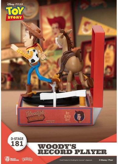 Toy Story Record Player Series Sammelbare Figuren PVC Woody's Record Player Mit 13cm Höhe