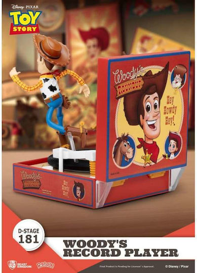 Toy Story Record Player Series Sammelbare Figuren PVC Woody's Record Player Mit 13cm Höhe