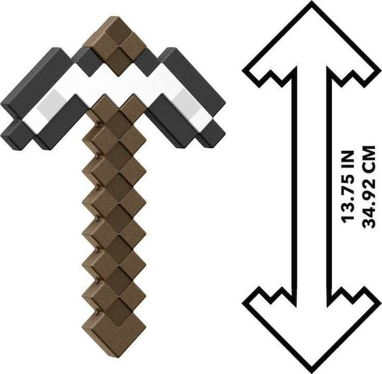 Minecraft Ролева игра Реплика Iron Pickaxe с размер 35 cm