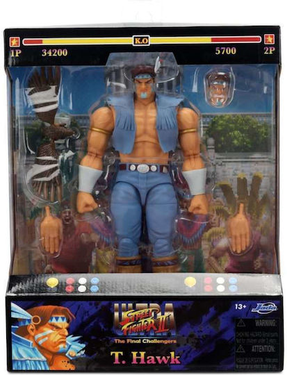 Ultra Street Fighter Ii Final Challengers Φιγούρα Δράσης Αναλογία 1/12 Hawk Μεγέθους 20cm