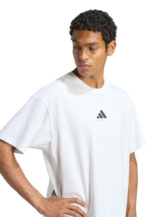 Performance Polo Sportlich T-Shirt Weiß