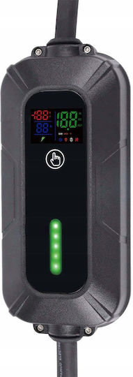 Platinet PPC7M11 Преносим Трифазен Зарядно Устройство 11kW с Вграден Кабел 7m Type 2