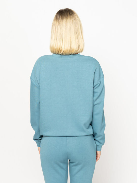 Damen Bluse Aqua
