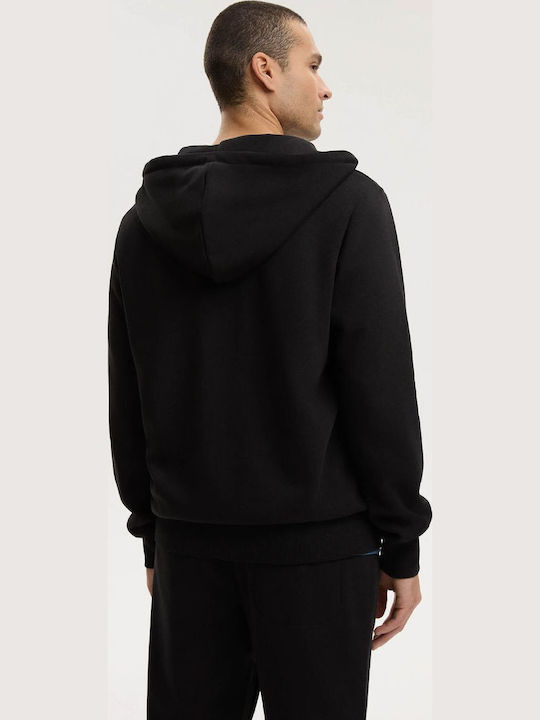 Basezip S261 Sweatshirt für Herren mit Kapuze Schwarz