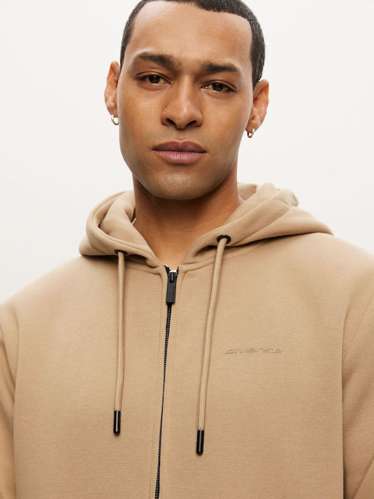 Basezip S264 Sweatshirt Für Herren Mit Kapuze Beiges