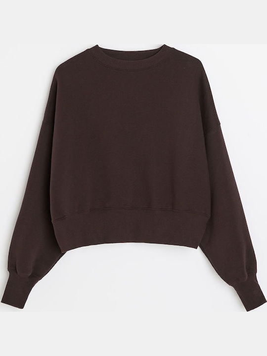 Tussoy 264 Gekürztes Damen Sweatshirt Braun