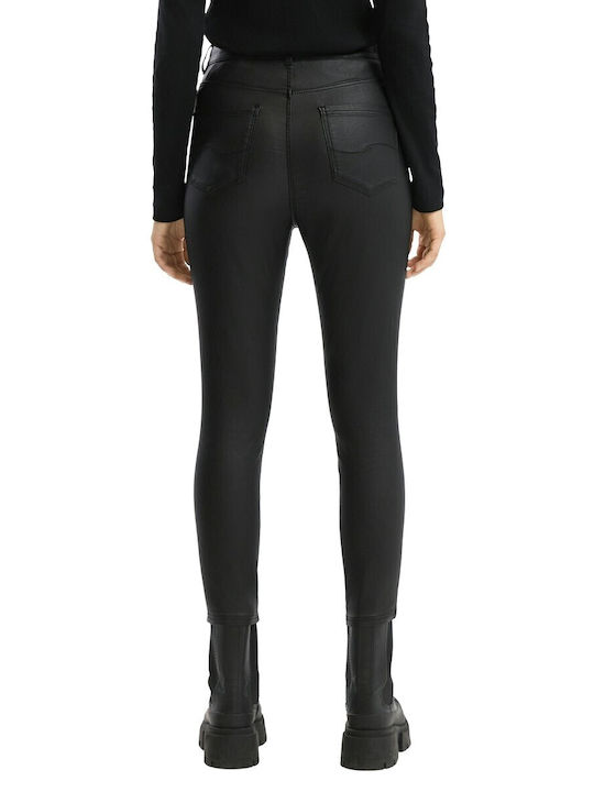 Damen Stoffhose Schwarz