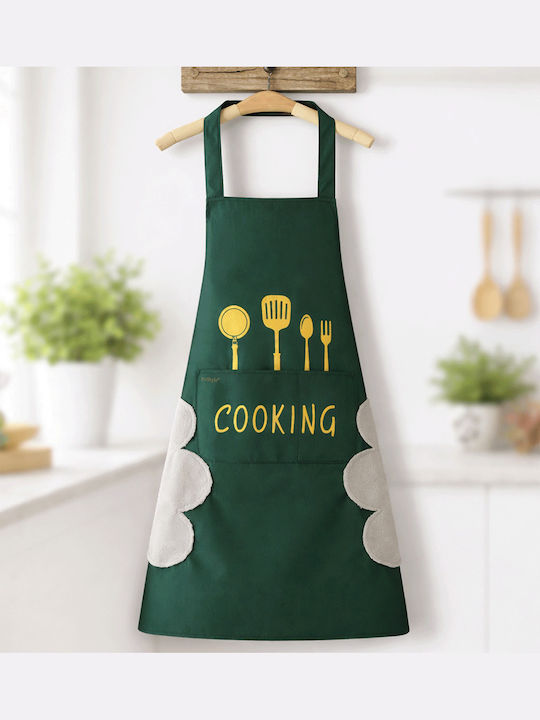 Waterproof Green Kitchen Apron