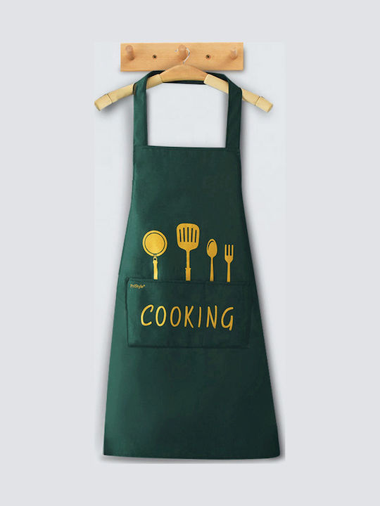 Waterproof Green Kitchen Apron