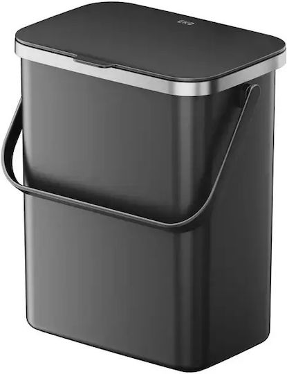 Eko Coș De Gunoi Pentru Dulap Plastic 10lt Negru