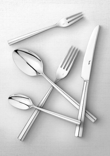 Verlo Verlo Obst/Dessert Gabeln Edelstahl Silber 15,5cm 6 Stück