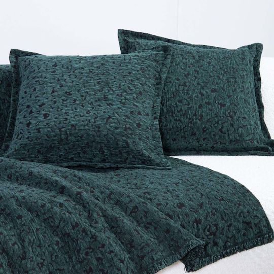 Nef-Nef Homeware Μαξιλάρι Καναπέ Leopard Green 50x50εκ. (Διάφορα Χρώματα)